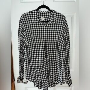 A New Day Plaid Button-Up Shirt XXL
